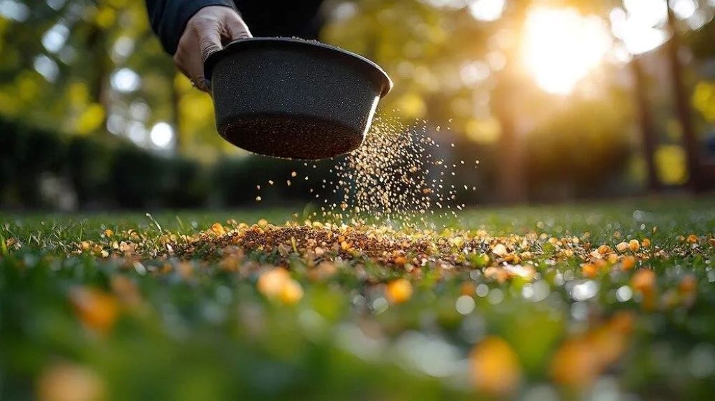Should I water my lawn before or after fertilizing?